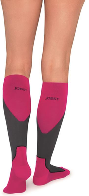 Jobst Sport Stocking Unisex, 15-20mmhg, Lg, Pink/grey , Closed Toemore Info... - BeHope