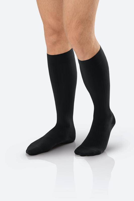 Jobst Ambition Soft Fit, Men, Knee High, 15-20mmhg, 4 Regular, Black, Closed Toemore Info... - BeHope