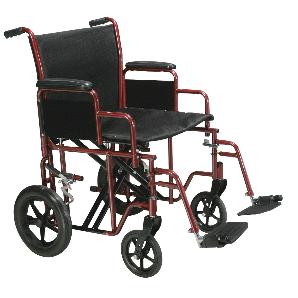 Bariatric Steel Transport Chair - BeHope