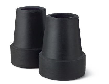 Large Base Quad Cane Tips, 3/4", Black - BeHope