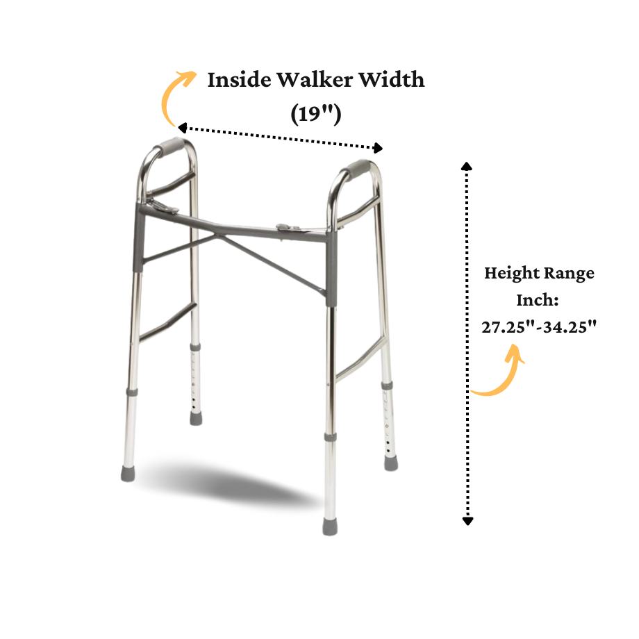 Andador plegable para jóvenes de alta resistencia Medline