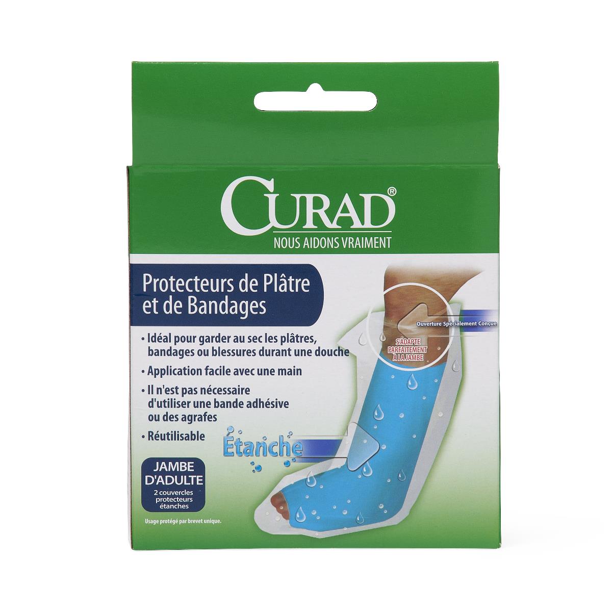 Protector Cast Curad Adult Leg Case/6 Each