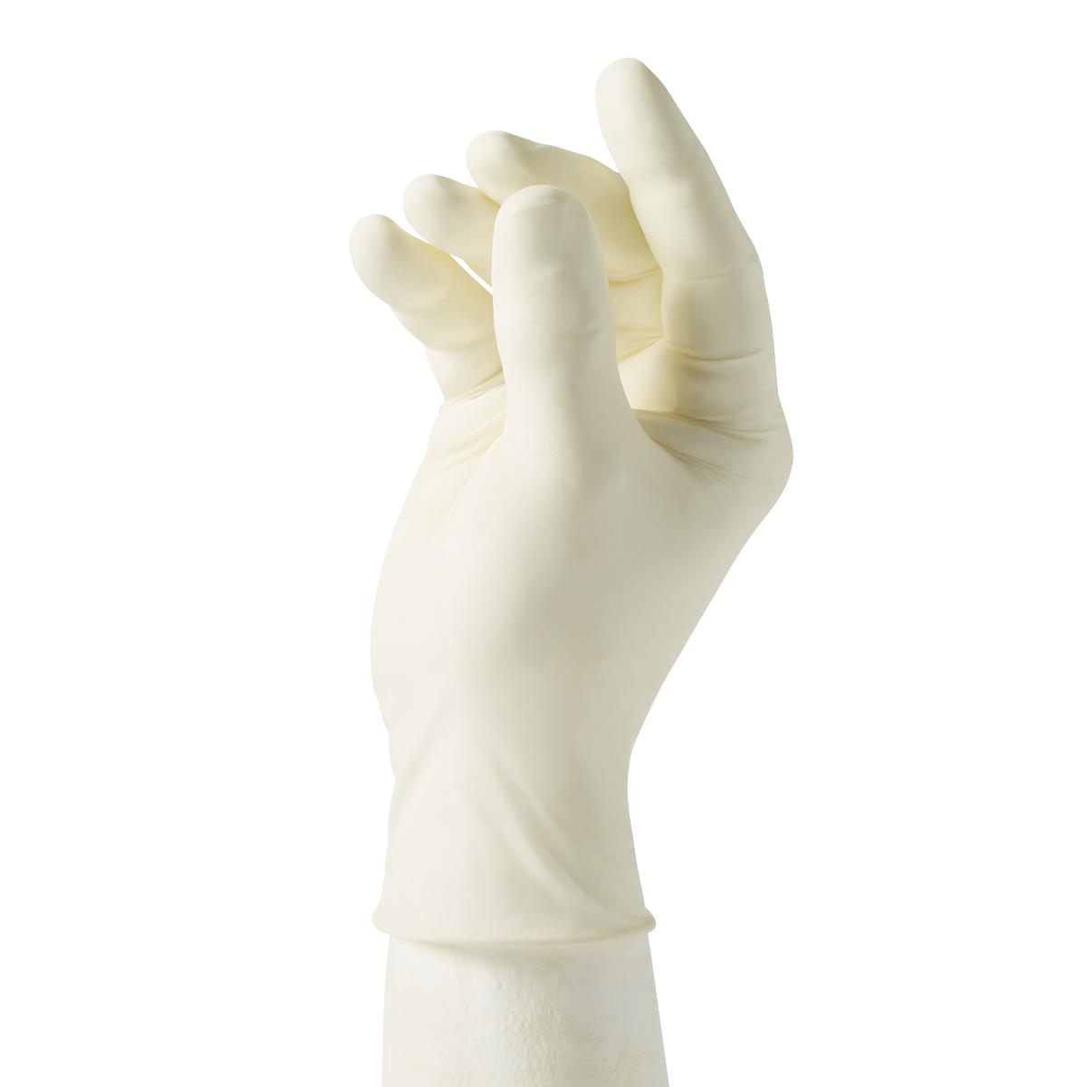CURAD Powder-Free Textured Latex Exam Gloves Beige