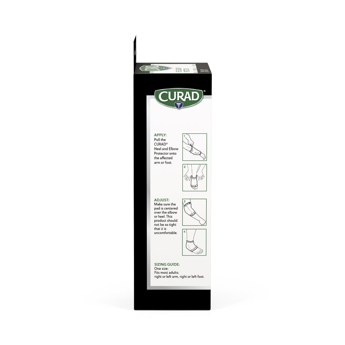 Curad Knit Heel & Elbow Protector, Osfm, 1 Pair Per Box Each