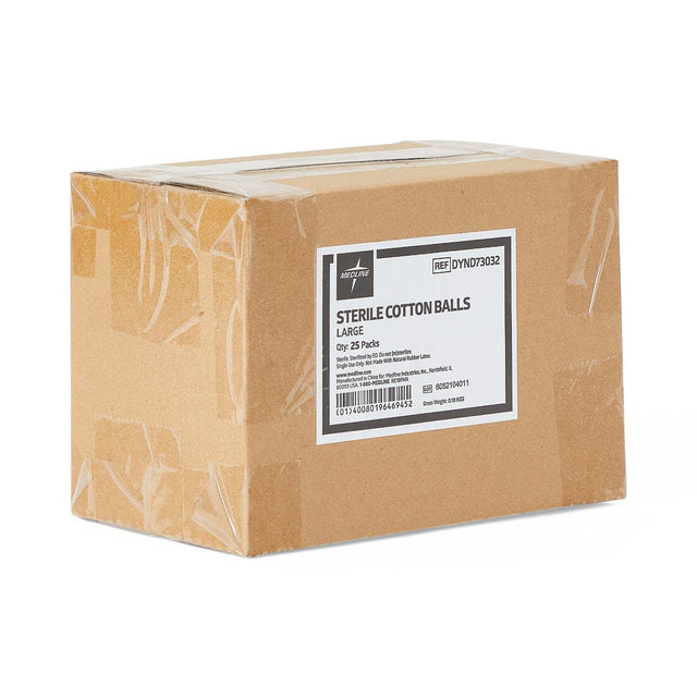 Cotton Ball Large (5/pkg) Sterile Case/25 Pkg - BeHope