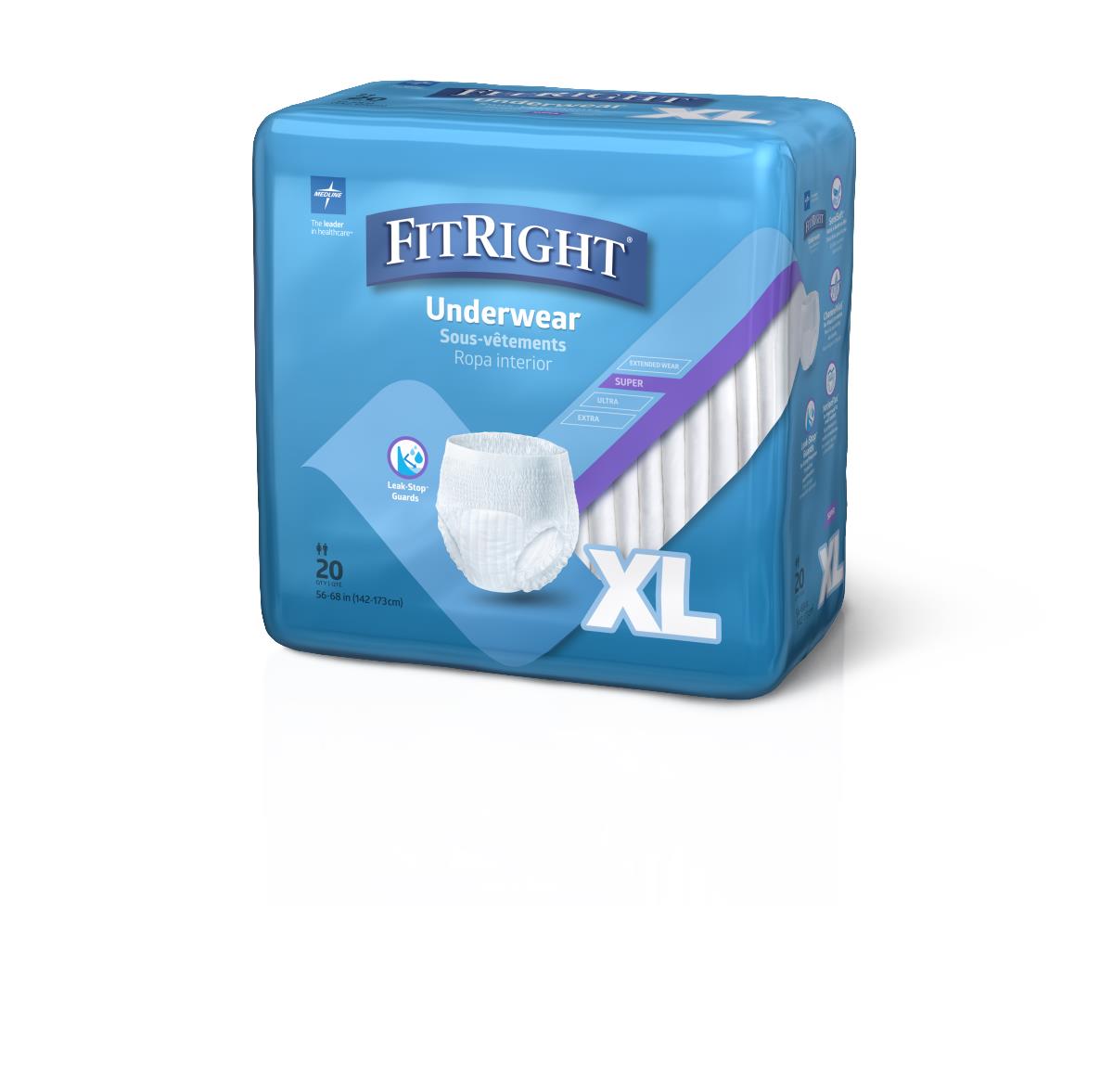 FitRight Super Protective Adult Incontinence Underwear