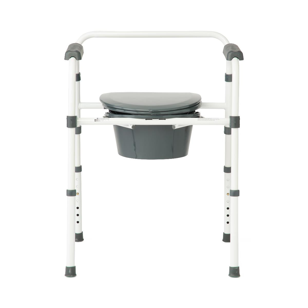 Medline Steel Commode with Microban