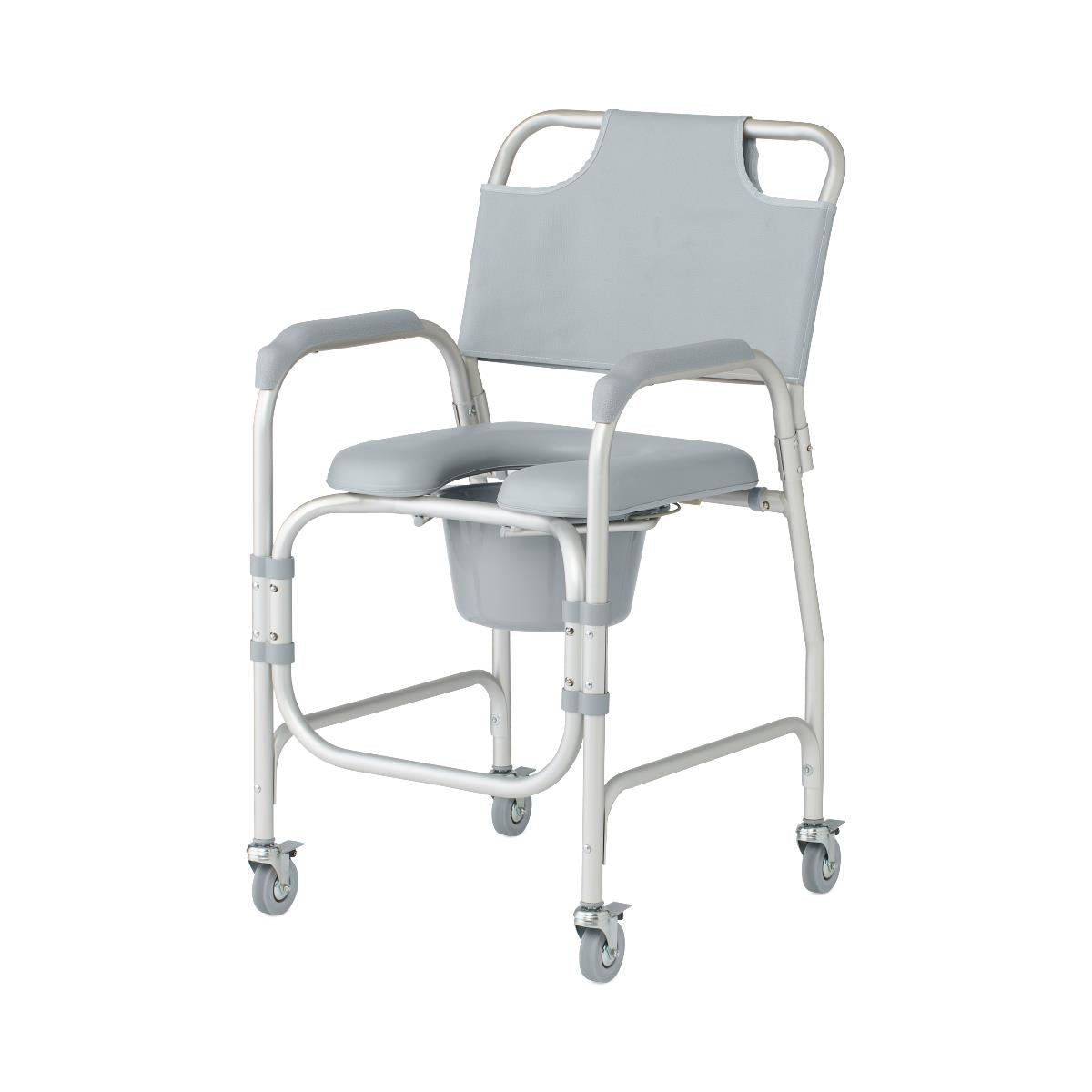 Medline Aluminum Commodes with Wheels