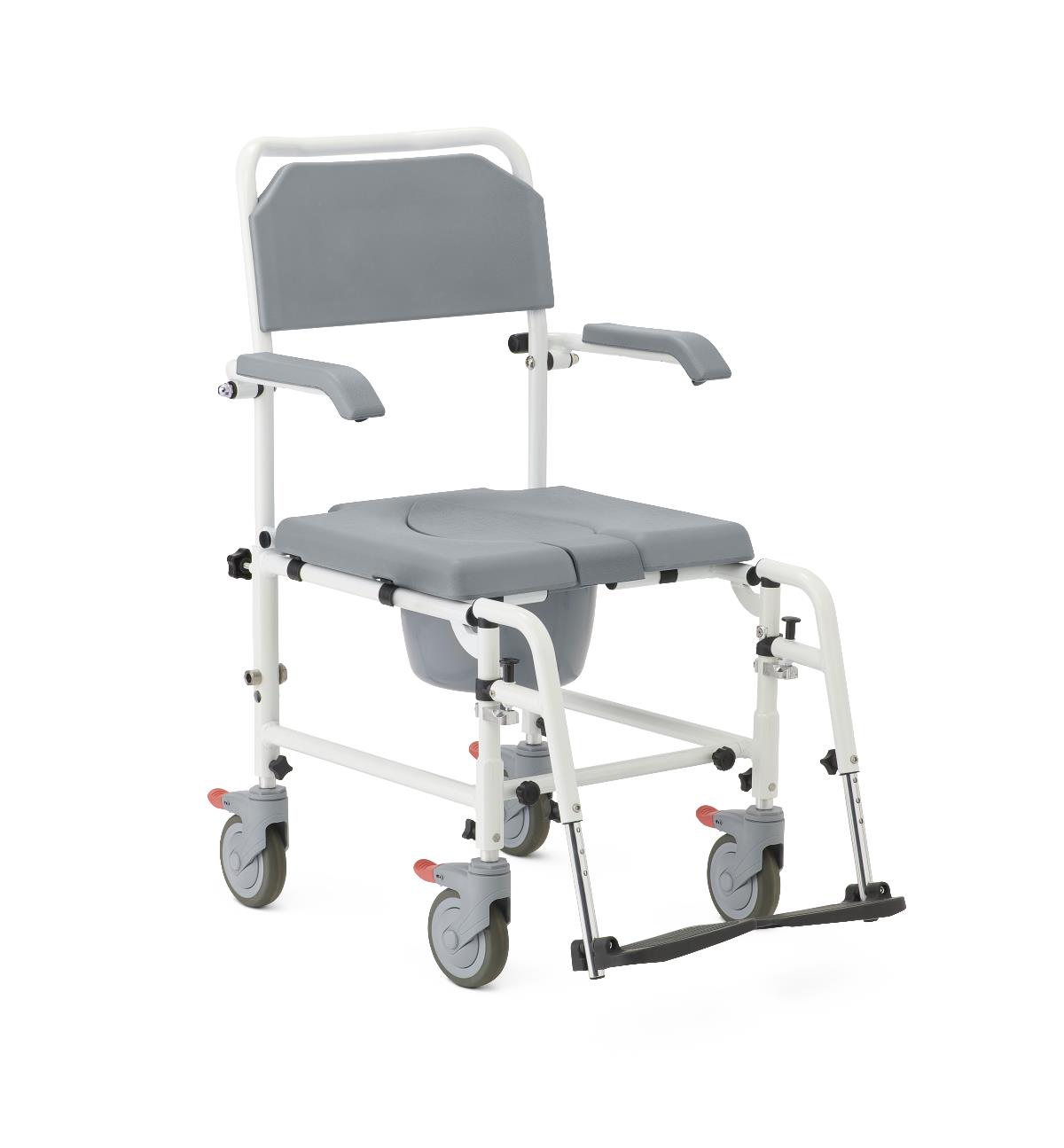 Medline Aluminum Commodes with Wheels