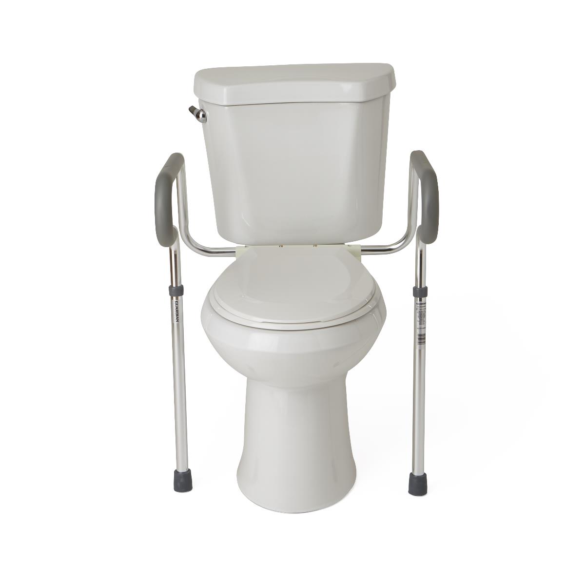 Medline Adjustable Toilet Safety Rail Aluminum