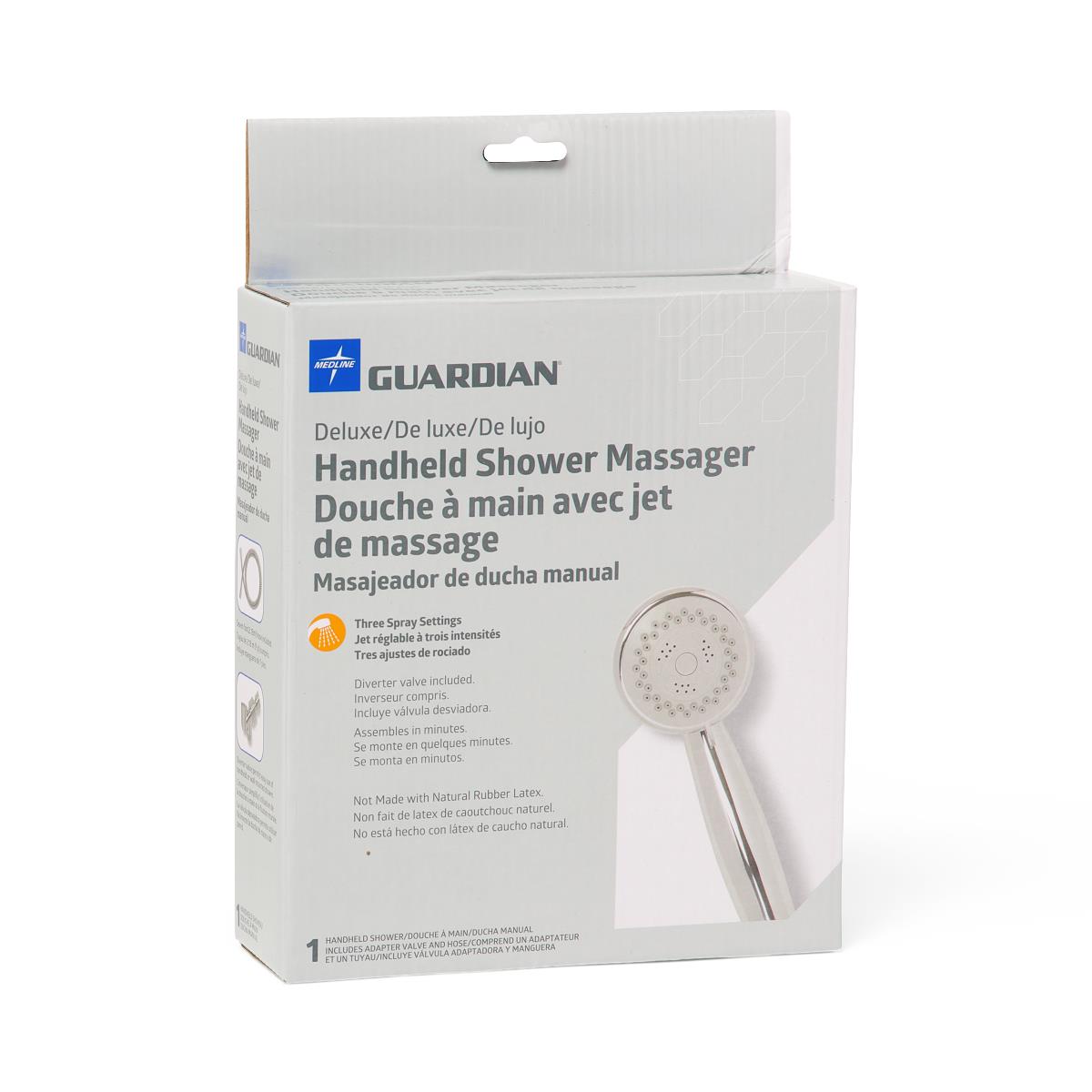 Handheld Shower,massager,deluxe Deluxe Handheld Shower Massager Withthree Massaging Options Each