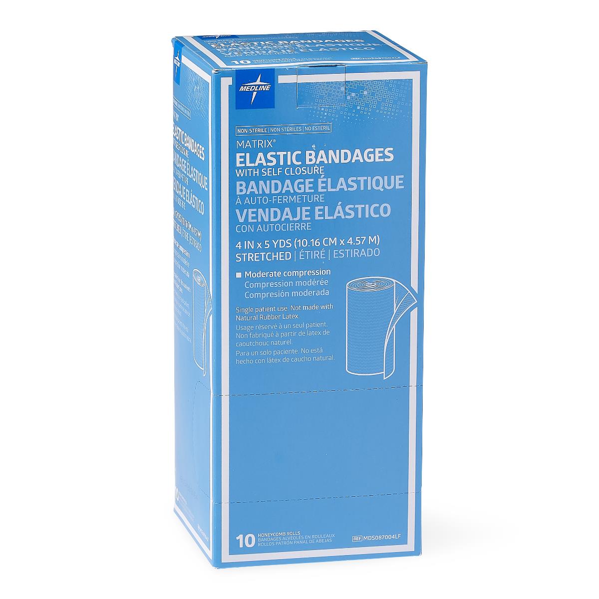 Matrix Bandage Elastic 4"x5yd Self Clsr Case/50 Each