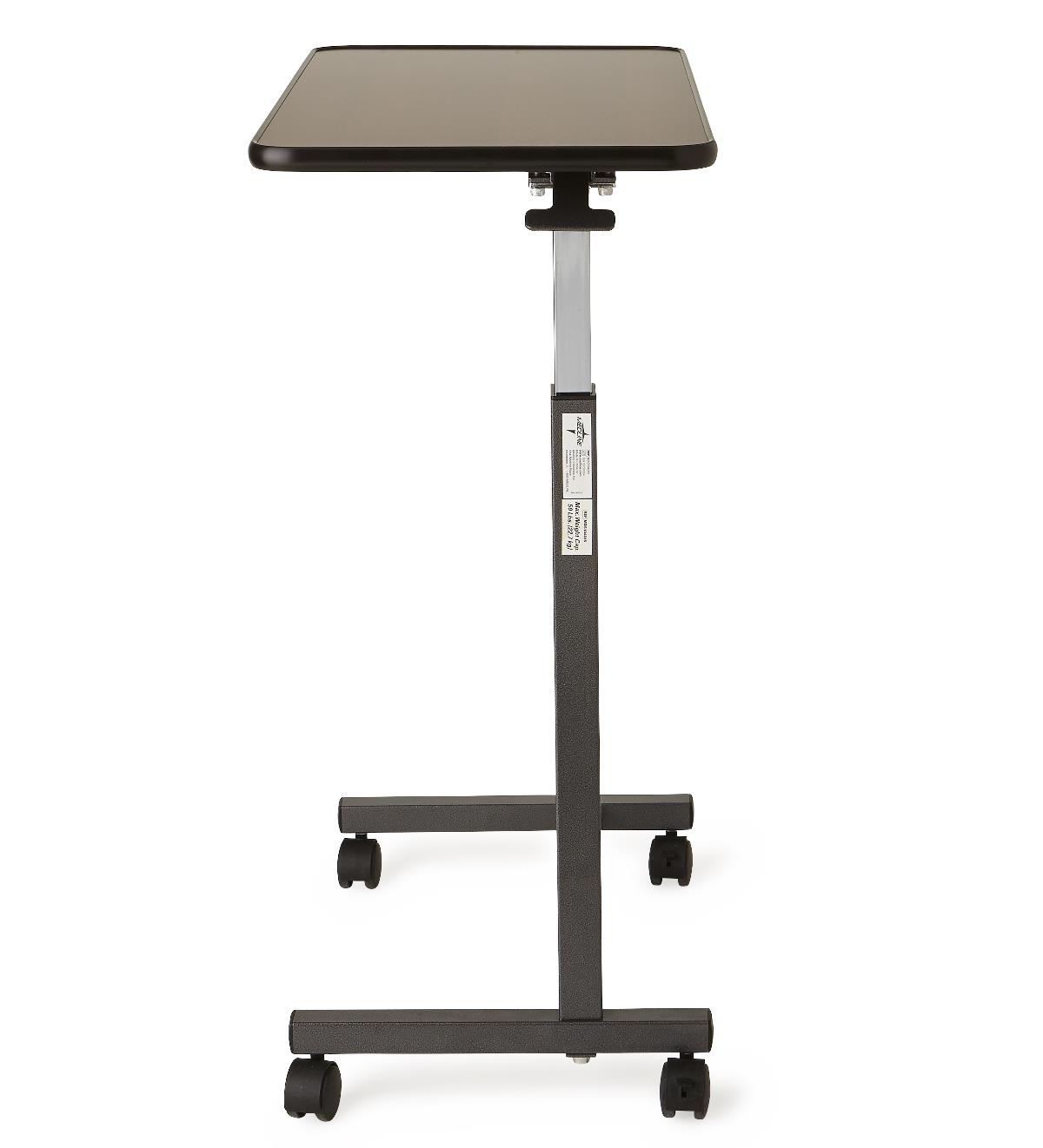 Overbed Table Walnut Chrome Base Each