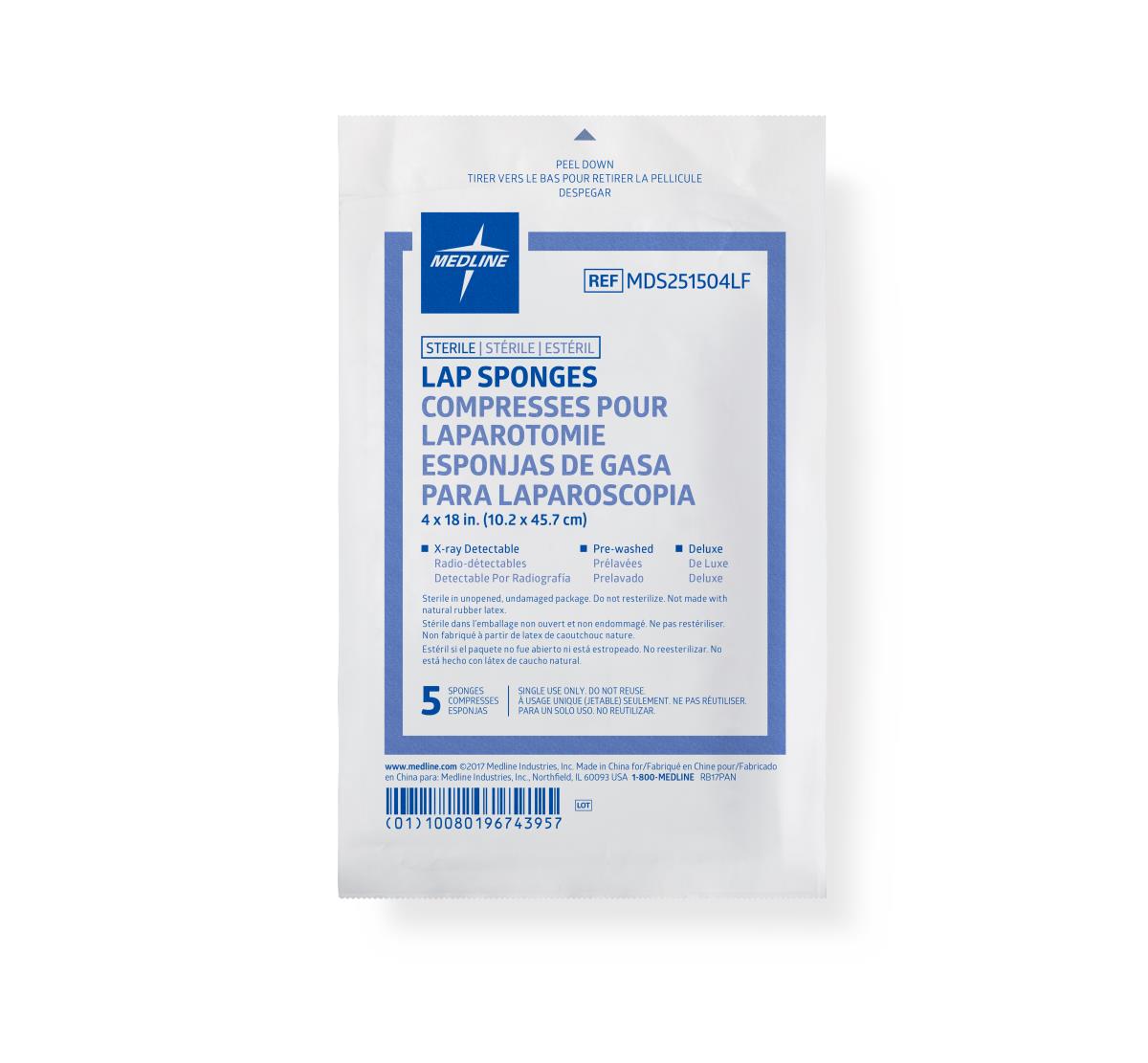Medline X-Ray Detectable Laparotomy Sponge