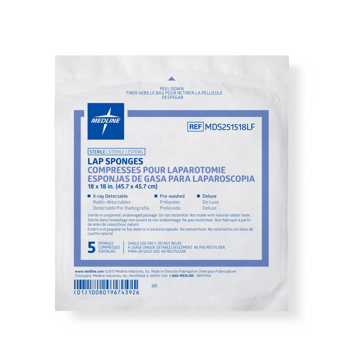 Medline X-Ray Detectable Laparotomy Sponge
