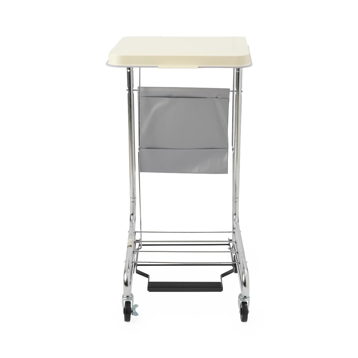 Hamper Stand Single Bag With Steel Foot Pedal And Metal Lid Each
