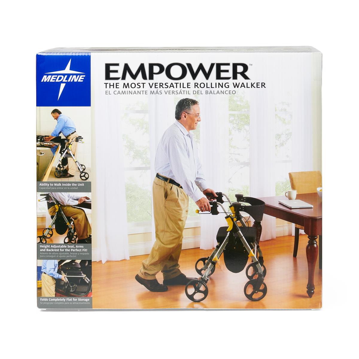 Medline Premium Empower Rollator