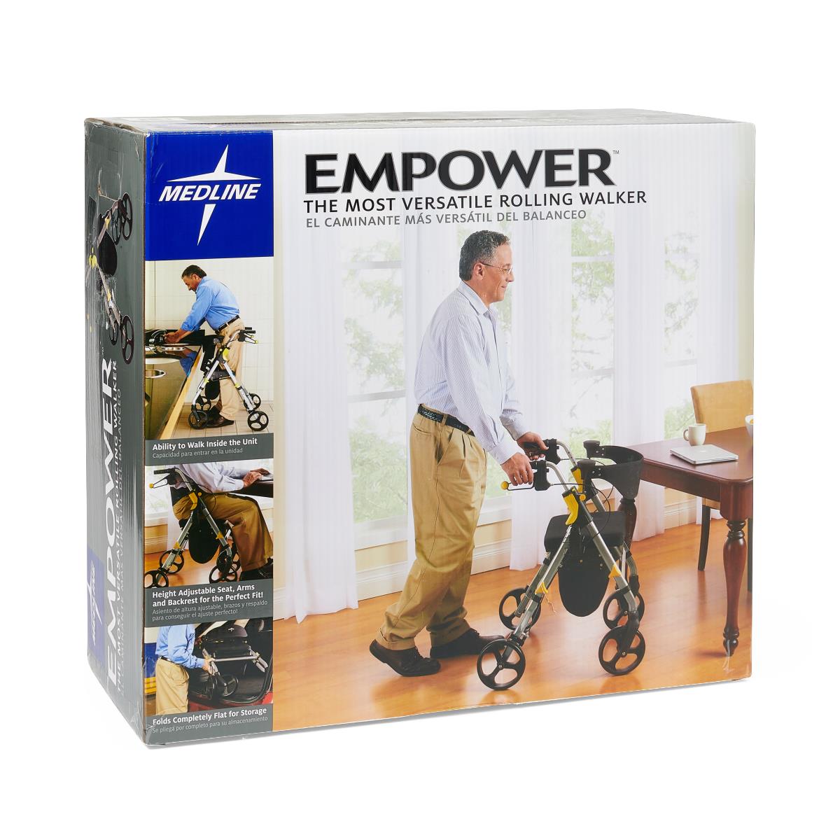 Medline Premium Empower Rollator