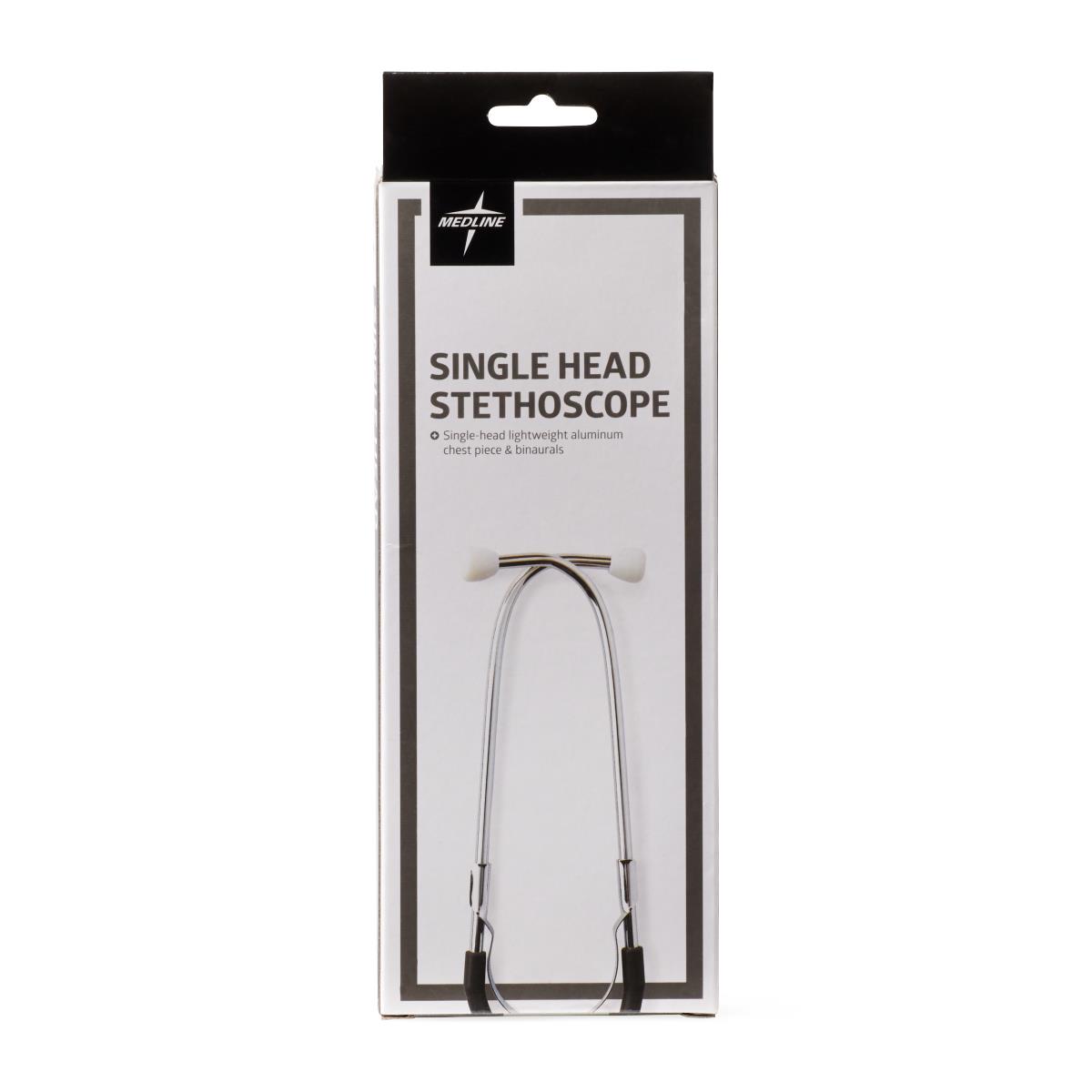 Medline Lightweight Single-Head Stethoscope 22" Tubing