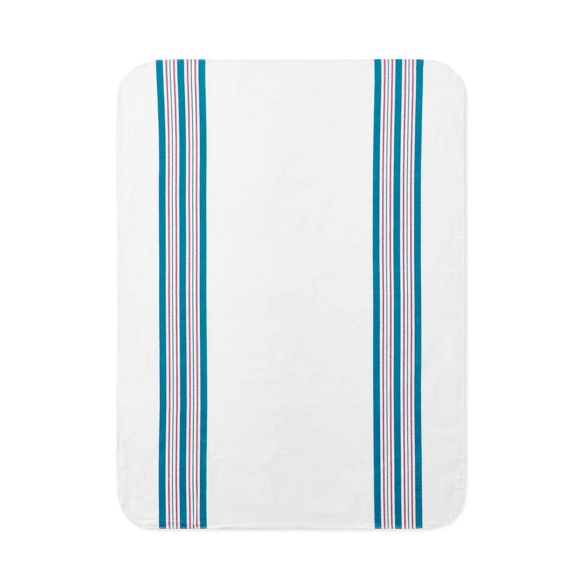 Blanket Baby 100% Cotton 30"x40" Pink And Blue Stripe Each