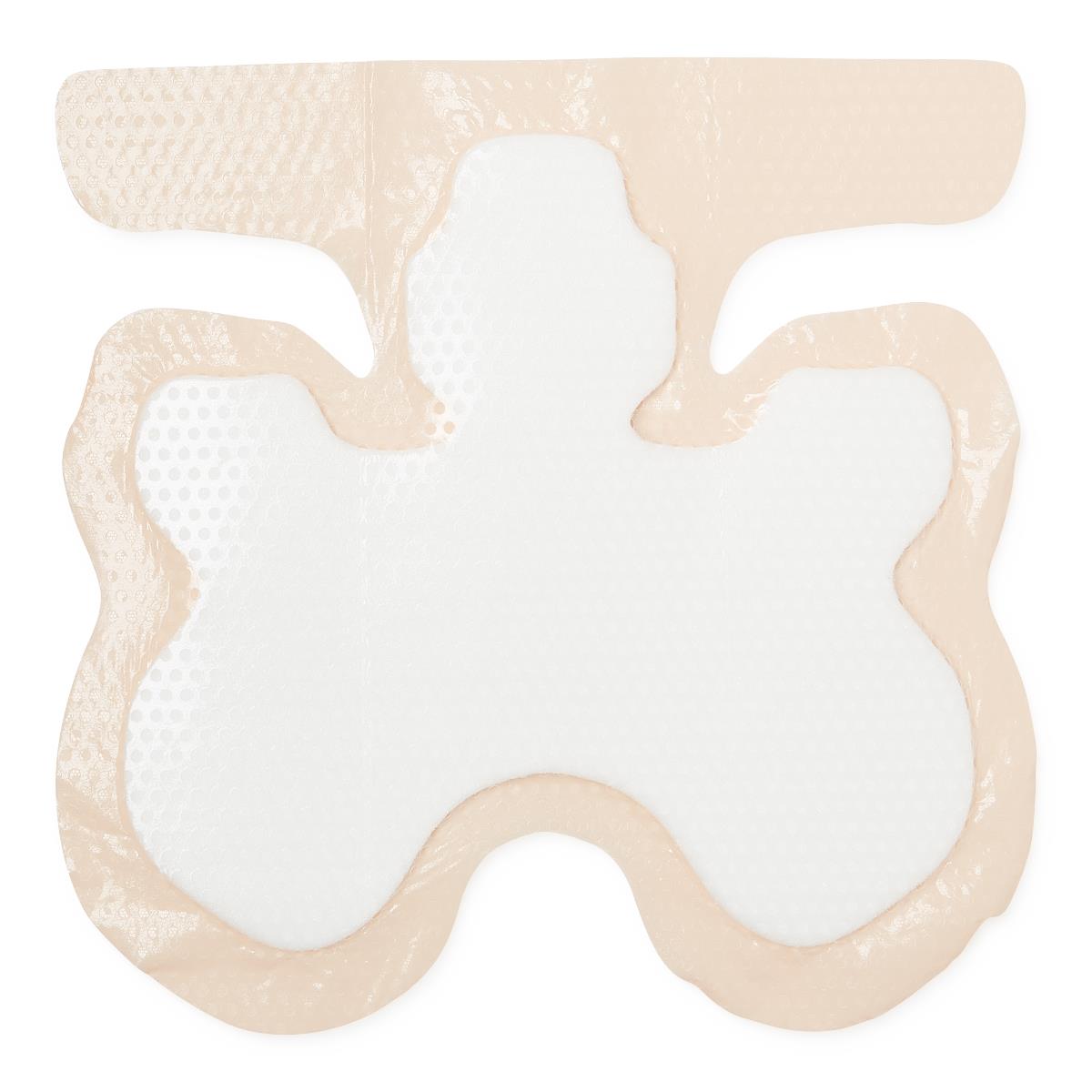 Optifoam Gentle Adhesive Bordered Foam Dressing Heel Box/10 Each