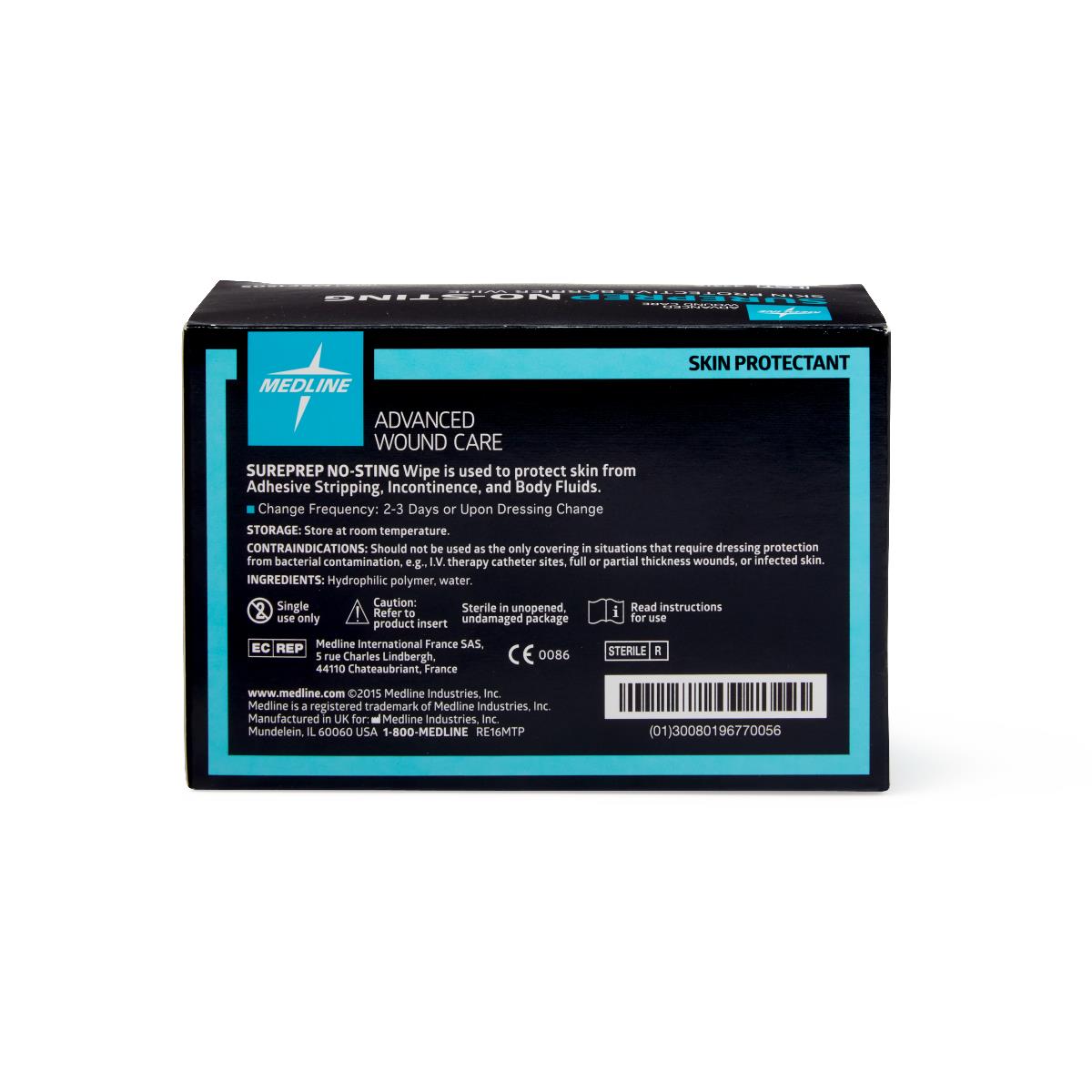 SurePrep No-Sting Skin Protectant Wipes 1 Ml