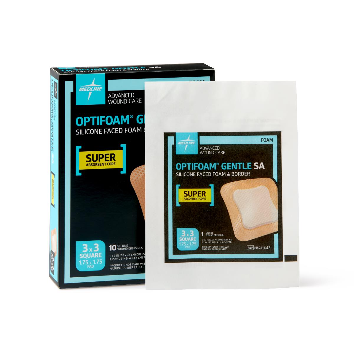 Optifoam Gentle Silicone-Faced Foam Wound Dressings