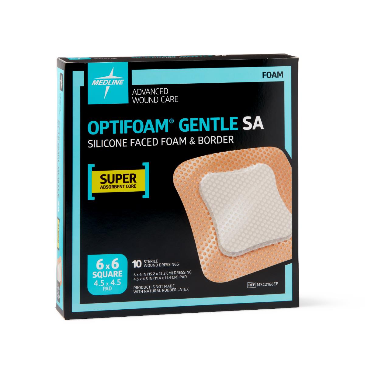 Optifoam Gentle Silicone-Faced Foam Wound Dressings