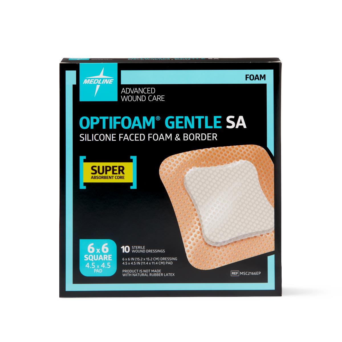 Optifoam Gentle Silicone-Faced Foam Wound Dressings