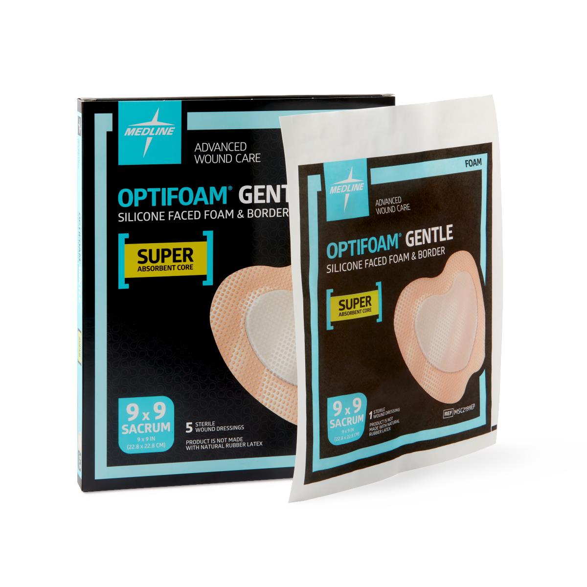 Optifoam Gentle Silicone-Faced Foam Wound Dressings