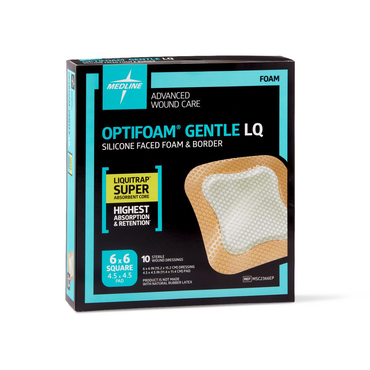 Optifoam Gentle Silicone-Faced Foam Wound Dressings