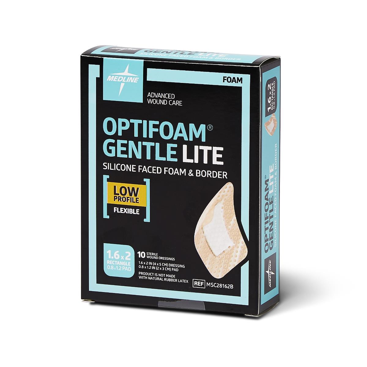 Optifoam Gentle Lite Foam Wound Dressings With Silicone Adhesive