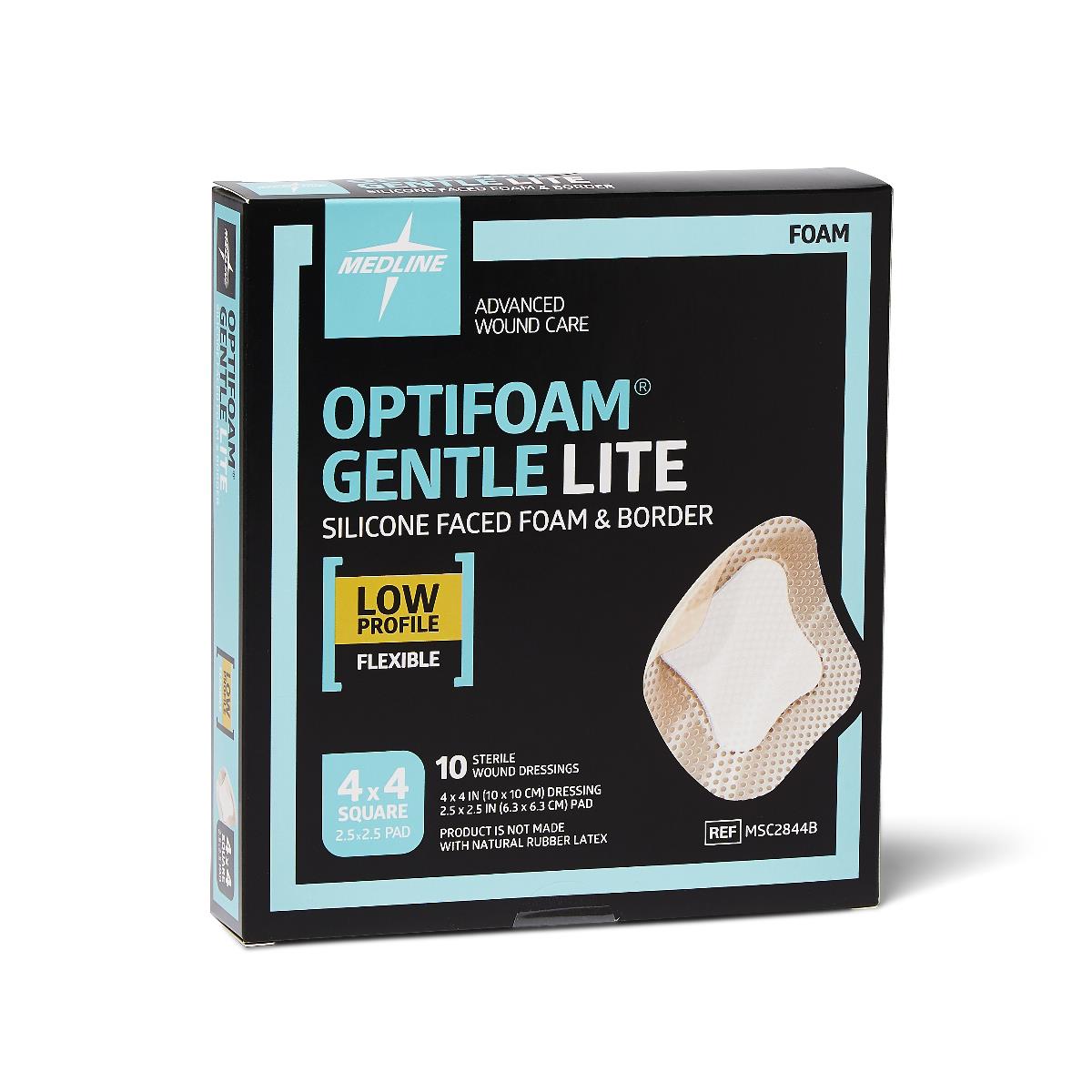 Optifoam Gentle Lite Foam Wound Dressings With Silicone Adhesive
