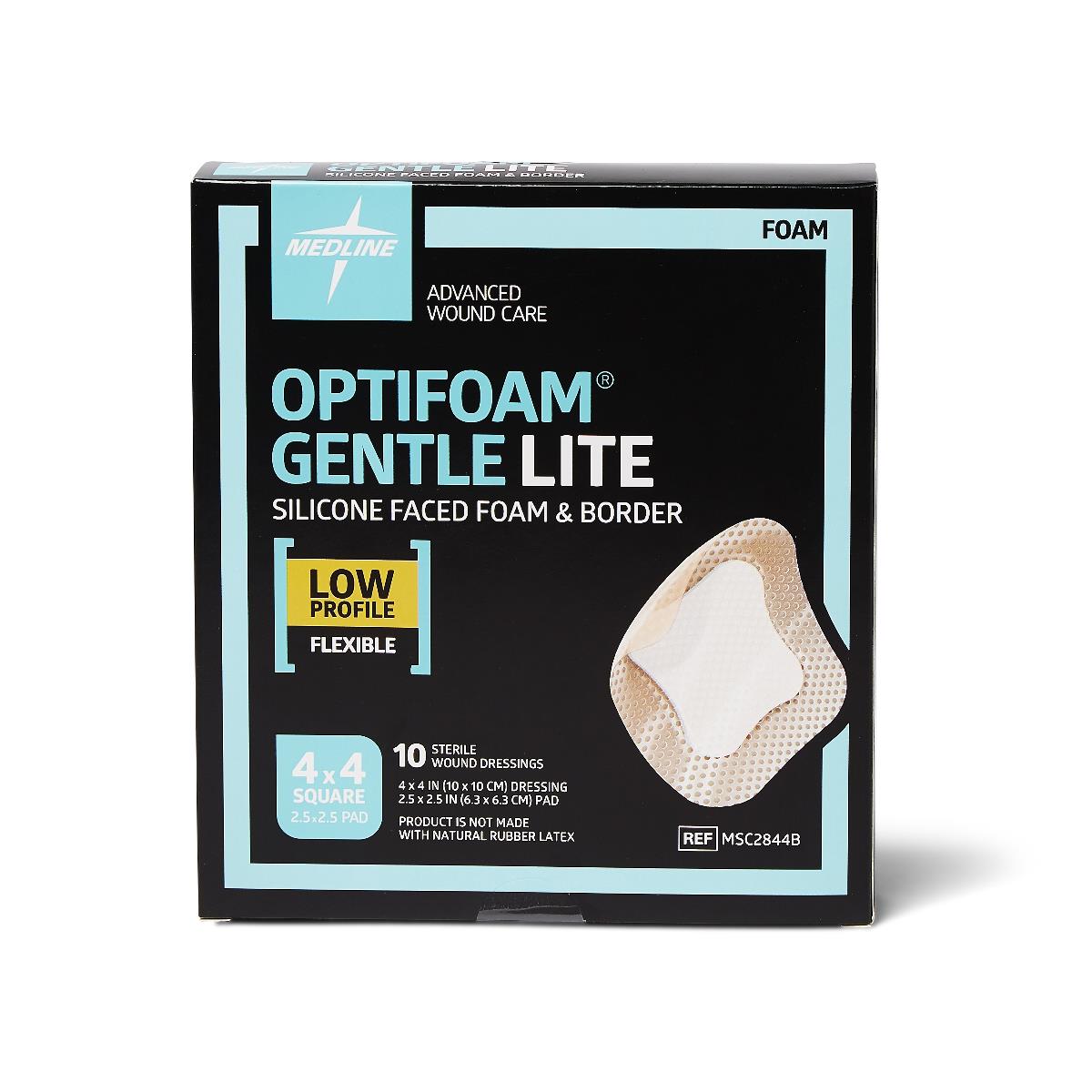 Optifoam Gentle Lite Foam Wound Dressings With Silicone Adhesive