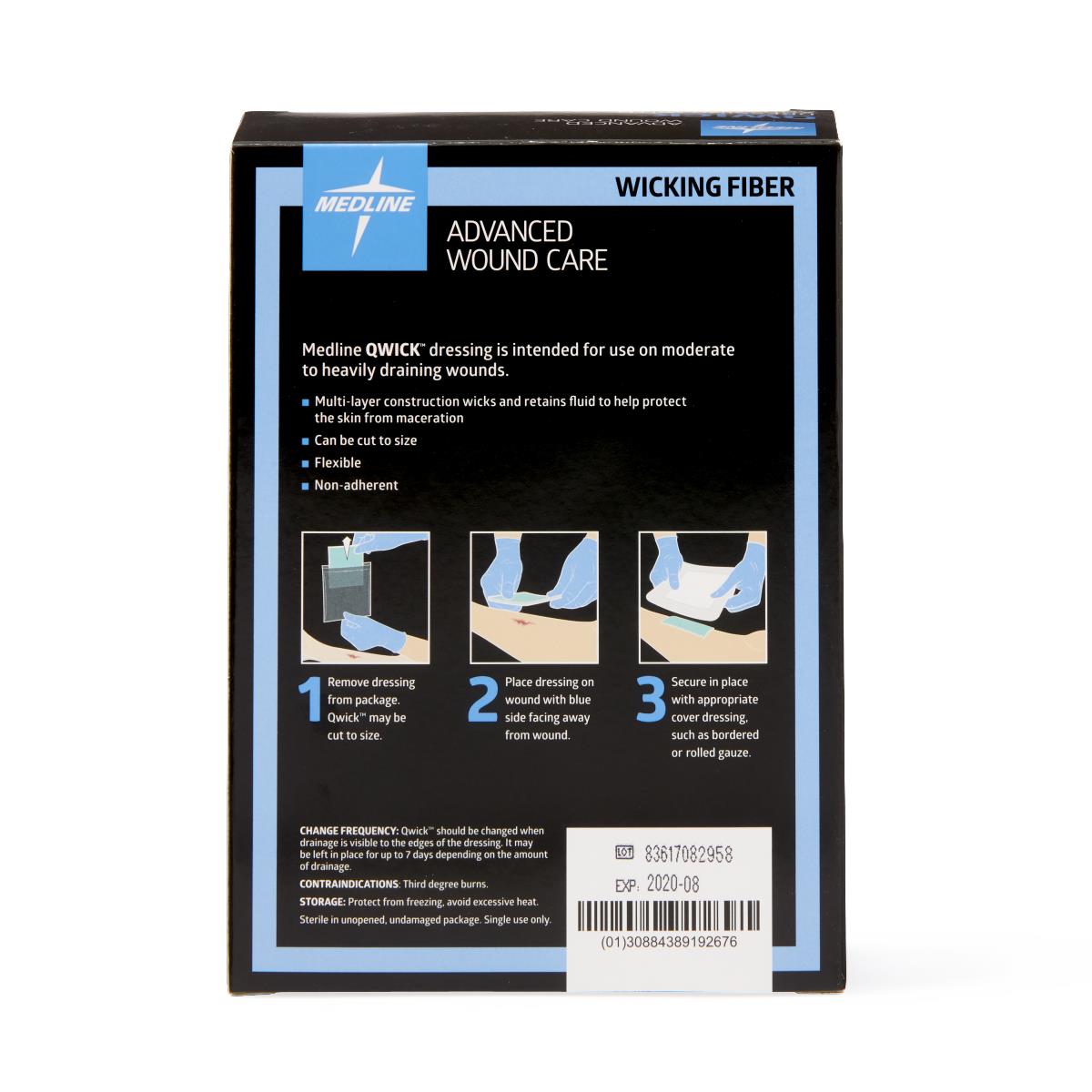 Qwick Nonadhesive Superabsorbent Wound Dressings