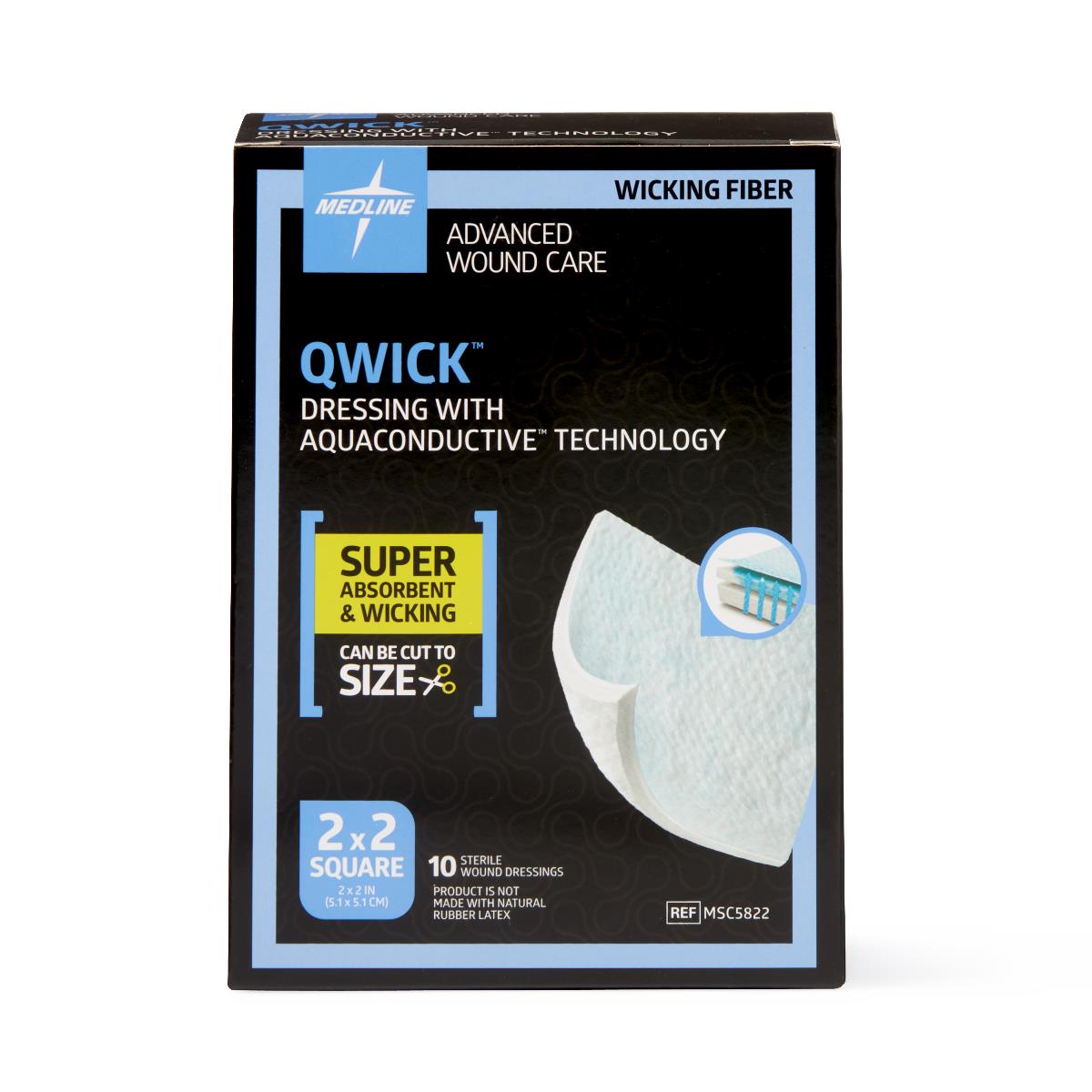 Qwick Nonadhesive Superabsorbent Wound Dressings