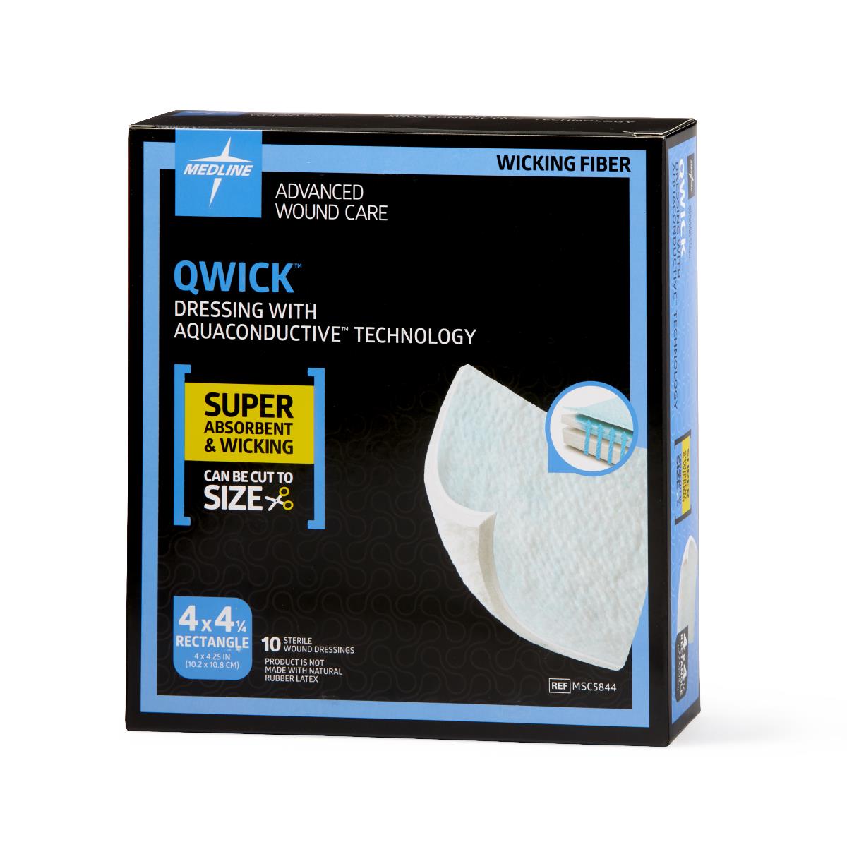 Qwick Nonadhesive Superabsorbent Wound Dressings