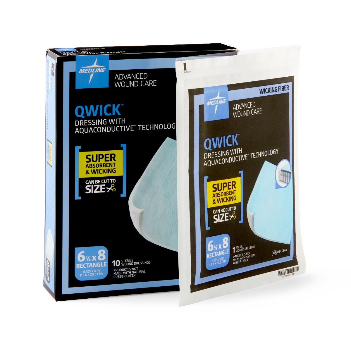 Qwick Nonadhesive Superabsorbent Wound Dressings