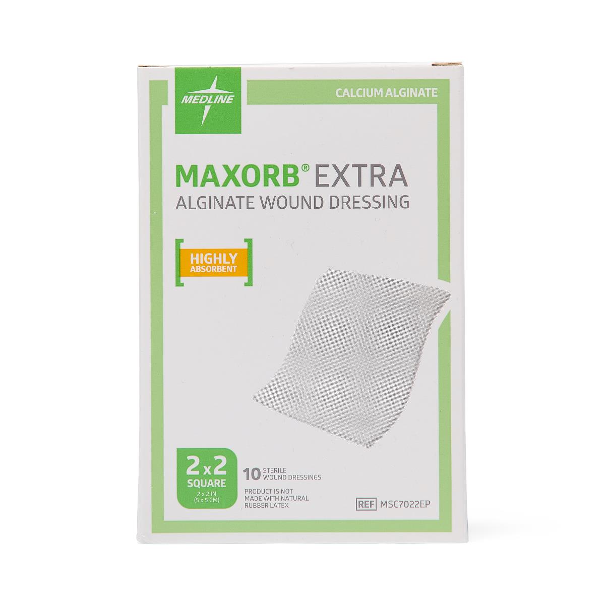 Maxorb Extra Calcium Alginate Wound Dressing 5cm X 5cm