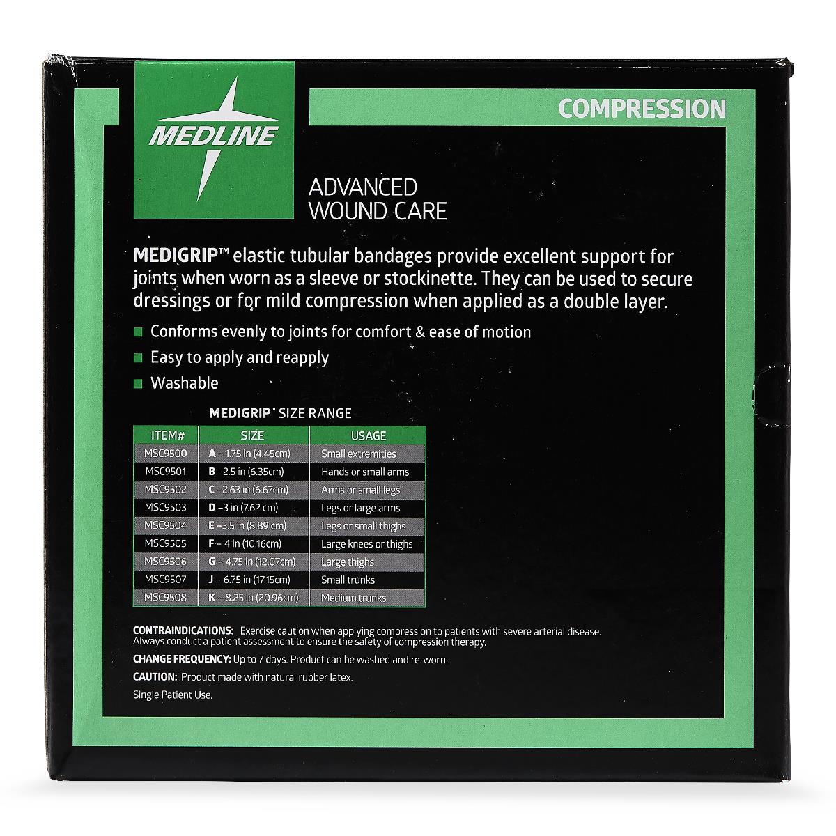 Medigrip Elastic Latex Tubular Support Bandages