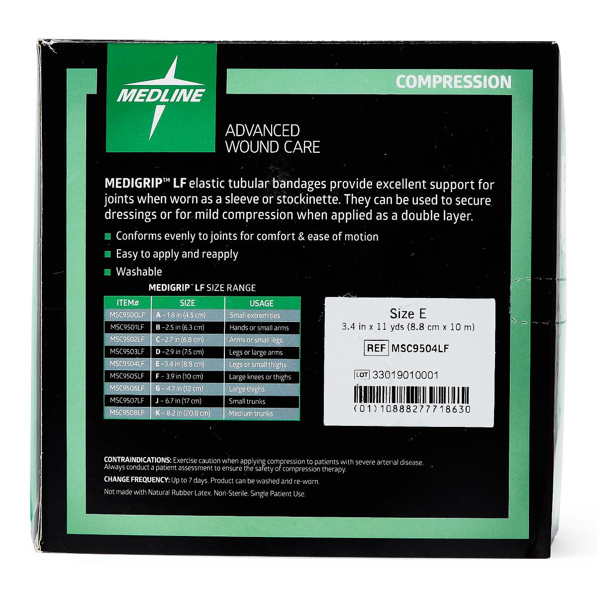 Medigrip LF Elastic Tubular Support Bandages
