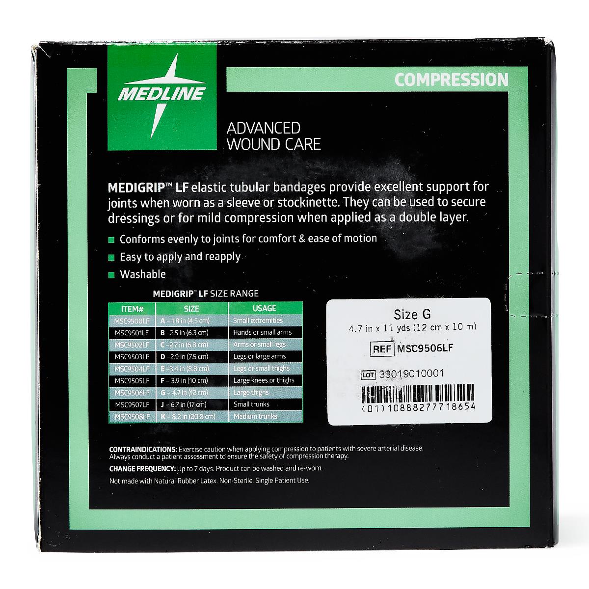 Medigrip LF Elastic Tubular Support Bandages