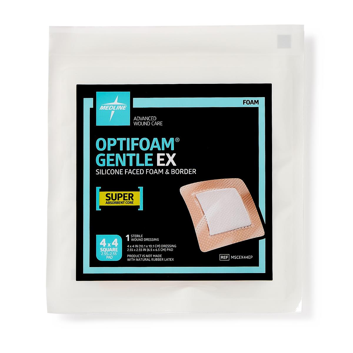 Optifoam Gentle EX Silicone-Faced Foam Wound Dressings