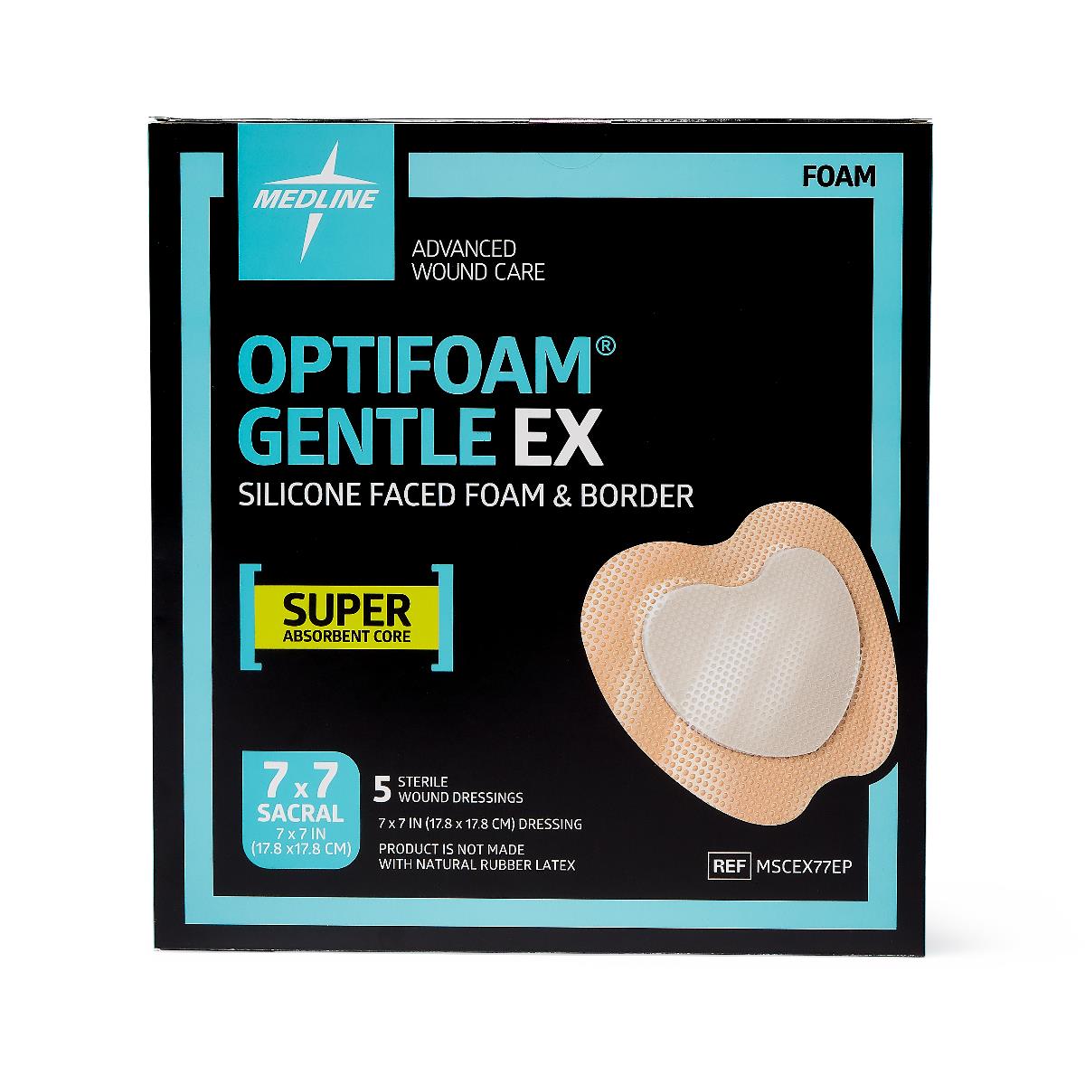 Optifoam Gentle EX Silicone-Faced Foam Wound Dressings