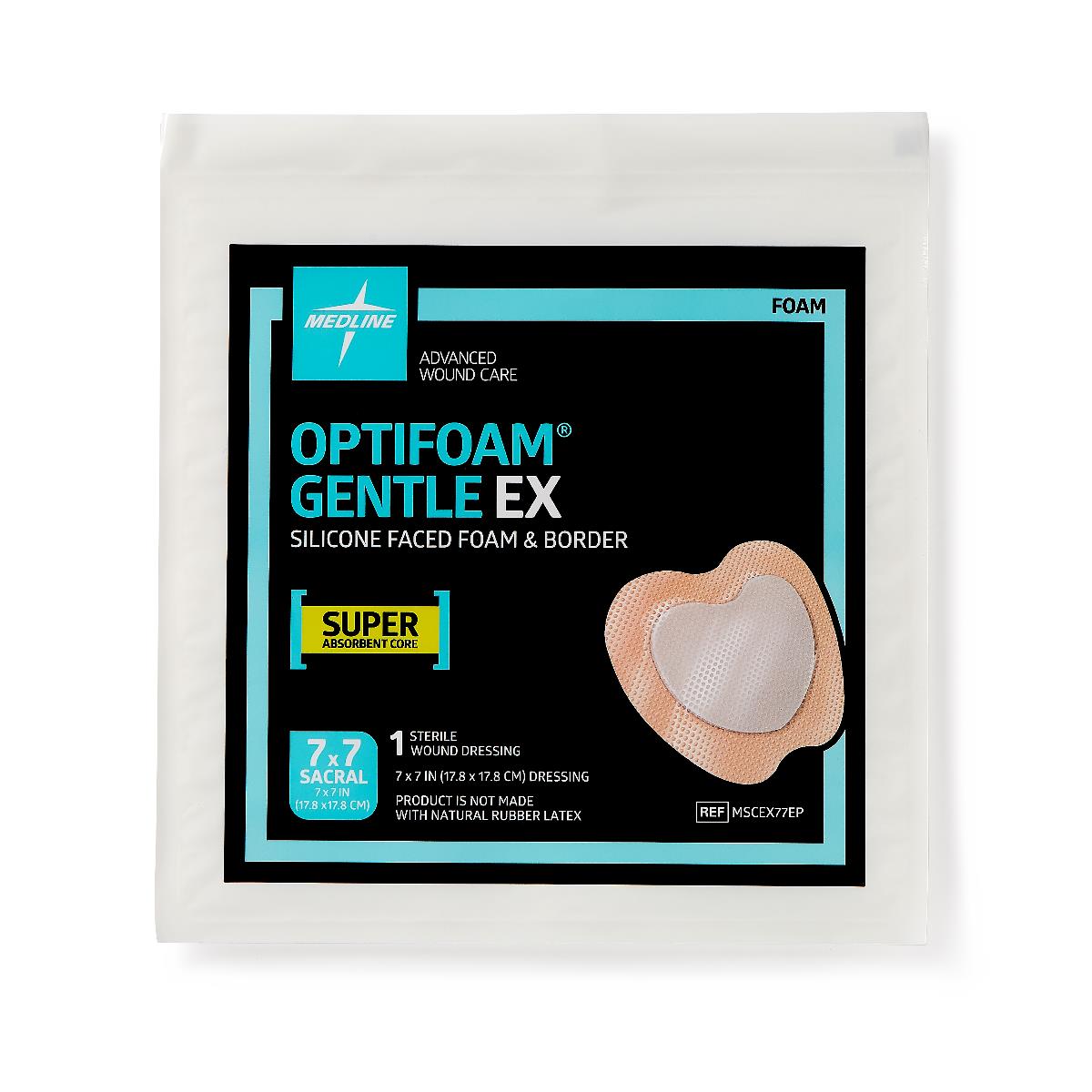 Optifoam Gentle EX Silicone-Faced Foam Wound Dressings