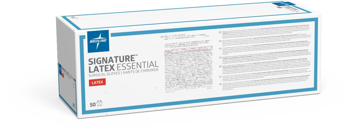 Signature Latex Essential Powder-free Surgical Glove