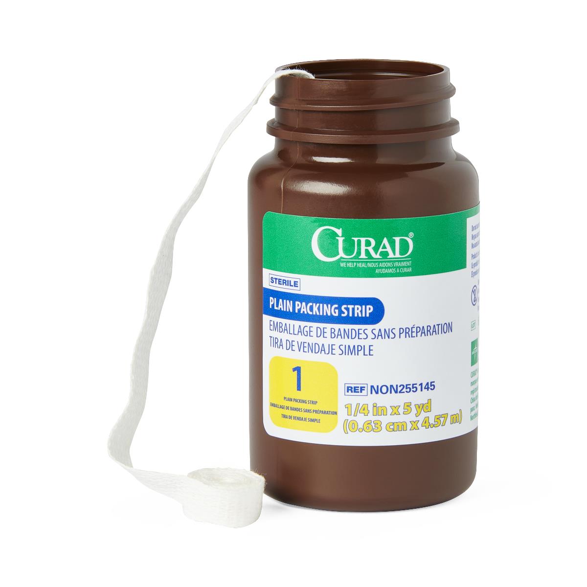 Curad Sterile 100%-cotton Gauze Packing Strip 5 yd.