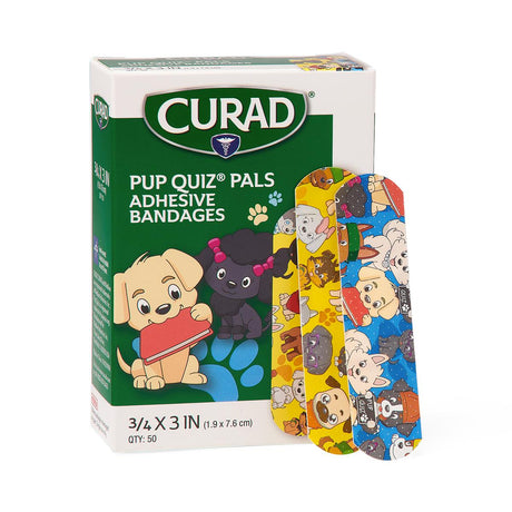 Curad Kid Bandage Medtoons Design 3/4" X 3"
