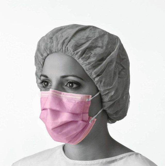 Medline Astm Level 3 Procedure Face Mask With Ear Loops - BeHope