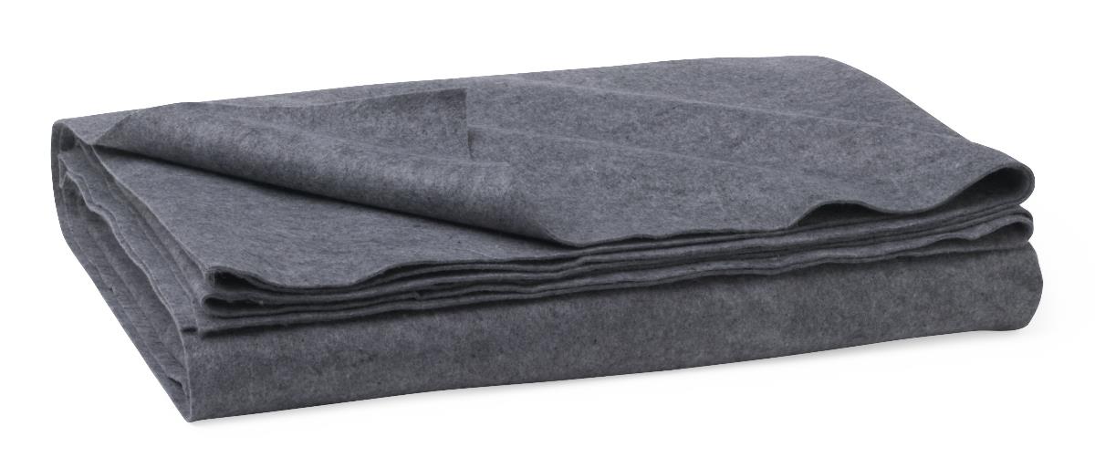 Blanket Disposable Gray 40x80 100% Poly Case/10 Each